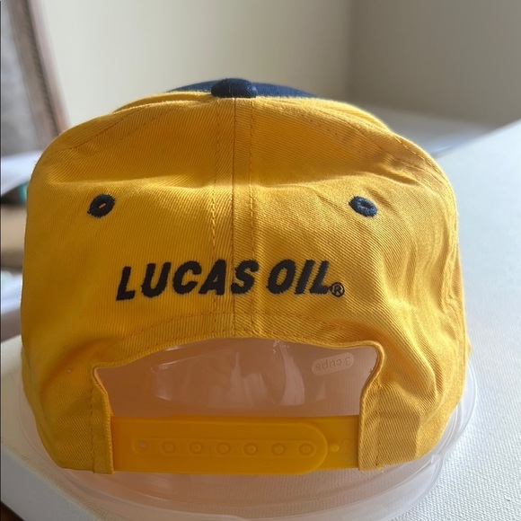 NWOT Main Gate Indiana Pacers Lucas Oil Blue & Gold Snapback Hat Cap (D1) - Picture 3 of 6